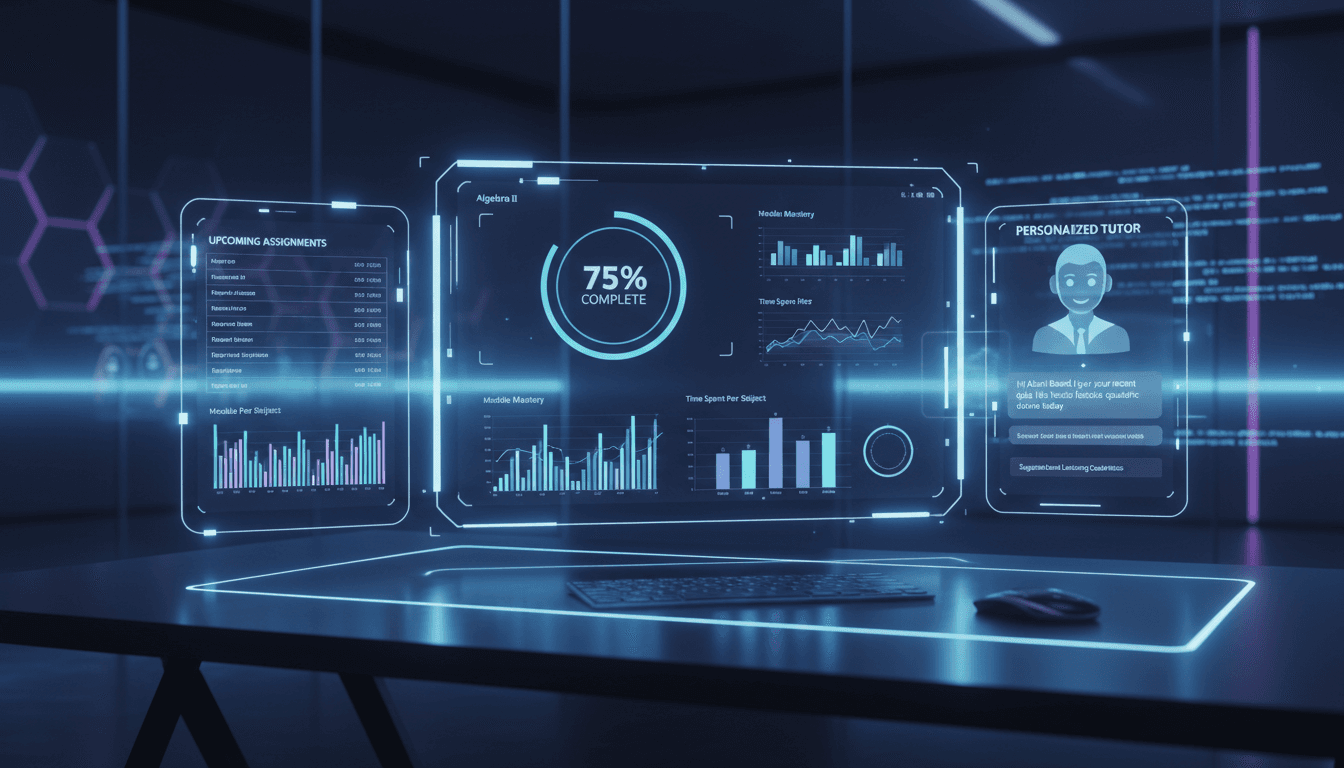 Navita Systems AI platform dashboard showing learning analytics and student progress tracking