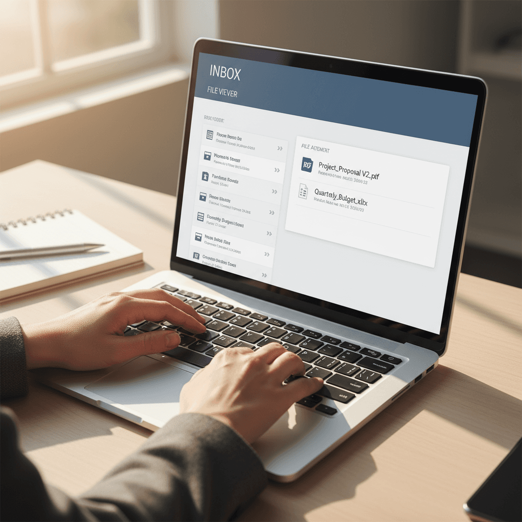 Email communication interface
